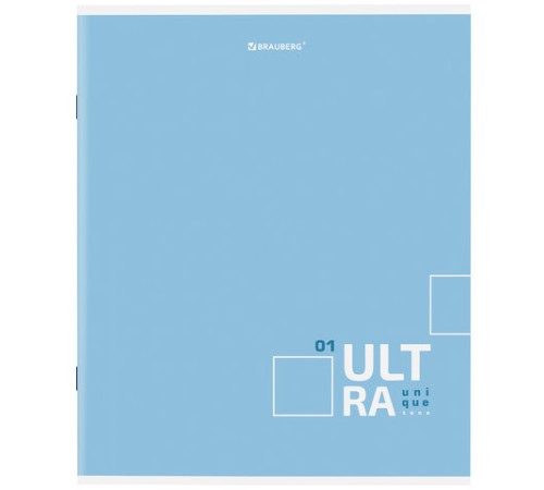 Тетрадь А5, 80 л., BRAUBERG скоба, клетка, обложка картон, 