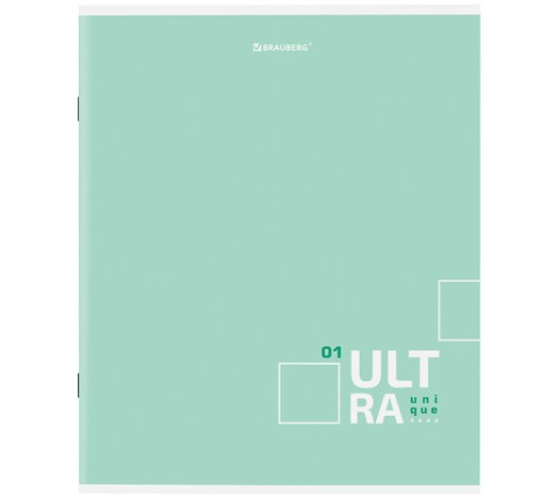 Тетрадь А5, 80 л., BRAUBERG скоба, клетка, обложка картон, 