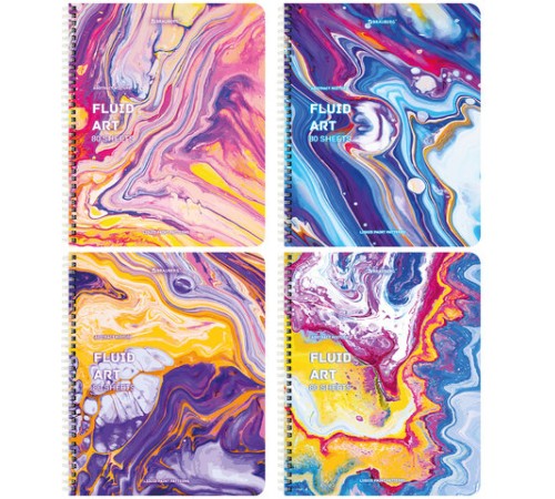 Тетрадь А5 80 л. BRAUBERG гребень, клетка, обложка картон, 