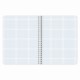 Тетрадь А5 96 л. BRAUBERG, гребень, клетка, обложка картон, 