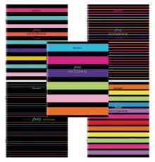 Тетрадь А5, 96 л., BRAUBERG, скоба, клетка, глянцевая ламинация, 