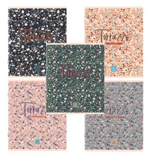 Тетрадь А5 96 л. BRAUBERG скоба, клетка, обложка картон, 