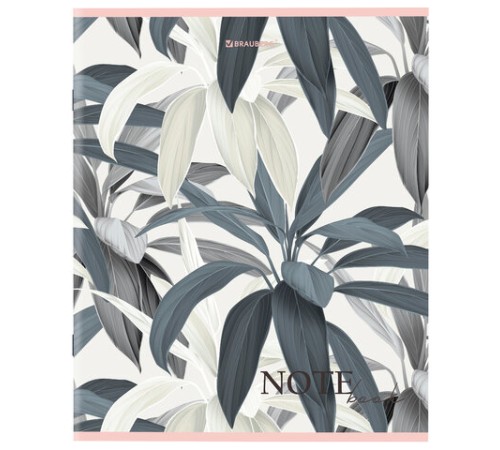 Тетрадь А5 96 л. BRAUBERG скоба, клетка, обложка картон, 