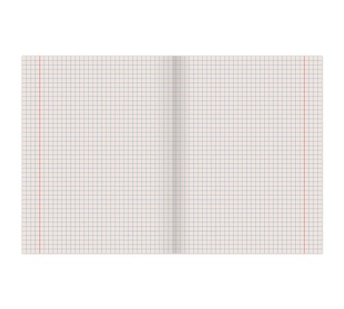 Тетрадь А5, 96 л., STAFF, скоба, клетка, офсет №2 ЭКОНОМ, обложка картон, 