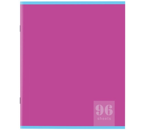 Тетрадь А5, 96 л., STAFF, скоба, клетка, офсет №2 ЭКОНОМ, обложка картон, 