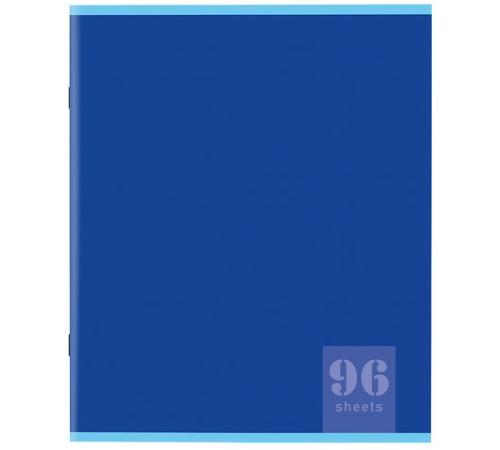 Тетрадь А5, 96 л., STAFF, скоба, клетка, офсет №2 ЭКОНОМ, обложка картон, 