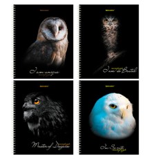 Тетрадь А5 96 л. BRAUBERG, гребень, клетка, твёрдая обложка, 