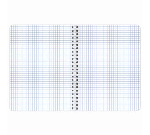 Тетрадь А5 120 л. BRAUBERG, гребень, клетка, обложка картон, 