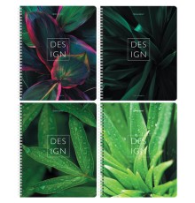 Тетрадь А5 120 л. BRAUBERG, гребень, клетка, глянцевая ламинация, 