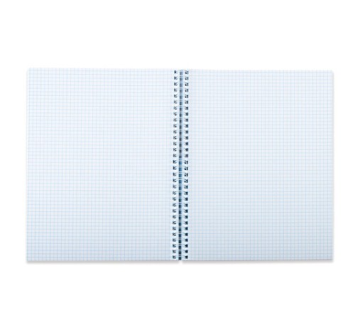 Тетрадь А5 120 л. BRAUBERG, гребень, клетка, твёрдая обложка, 