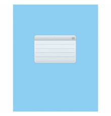 Тетрадь А5, 48 л., HATBER-ECO скоба, офсет №2 ЭКОНОМ, клетка, обложка мелованная бумага, 