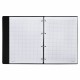 Тетрадь на кольцах БОЛЬШАЯ А4 (240х310 мм), 120 л., под кожу, BRAUBERG VISTA, Black, 404512