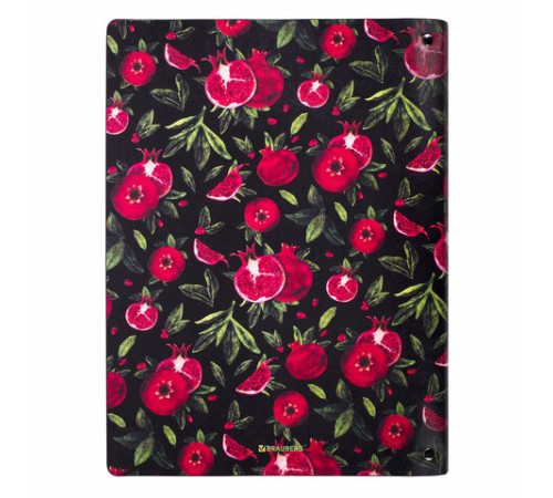 Тетрадь на кольцах БОЛЬШАЯ А4 (240х310 мм), 120 л., под кожу, BRAUBERG VISTA, 