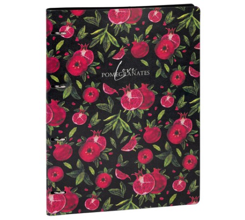 Тетрадь на кольцах БОЛЬШАЯ А4 (240х310 мм), 120 л., под кожу, BRAUBERG VISTA, 