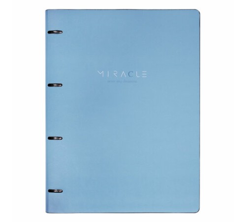 Тетрадь на кольцах БОЛЬШАЯ А4 (240х310 мм), 120 л., под кожу, BRAUBERG VISTA, 