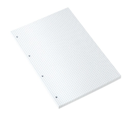 Сменный блок к тетради на кольцах БОЛЬШОГО ФОРМАТА А4, 120 л., BRAUBERG, Белый, 404518