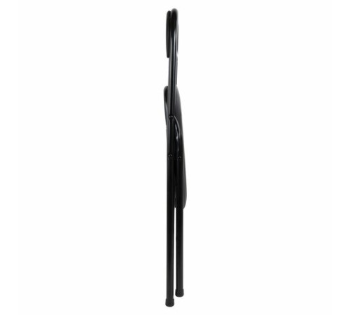 Стулья складные BRABIX "Golf CF-007", КОМПЛЕКТ 4 шт., черный каркас, кожзам черный, 533032 Стулья складные BRABIX "Golf CF-007", КОМПЛЕКТ 4 шт., черный каркас, кожзам черный, 533032