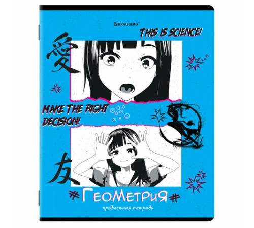 Тетради предметные, КОМПЛЕКТ 12 ПРЕДМЕТОВ, 48 л., глянцевый УФ-лак, BRAUBERG, 