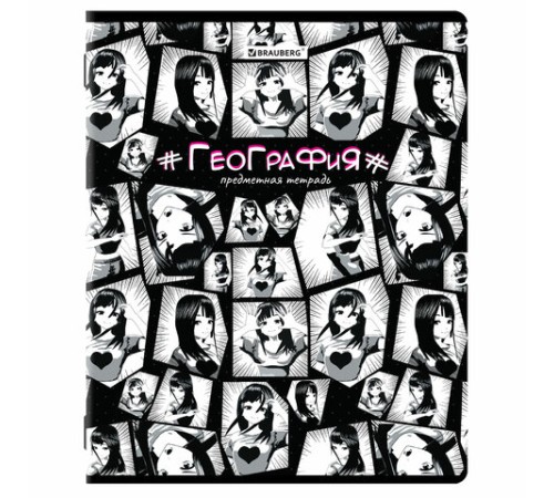 Тетради предметные, КОМПЛЕКТ 12 ПРЕДМЕТОВ, 48 л., глянцевый УФ-лак, BRAUBERG, 