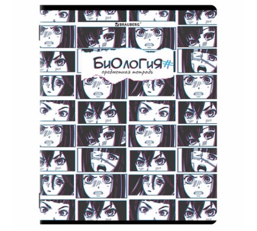 Тетради предметные, КОМПЛЕКТ 12 ПРЕДМЕТОВ, 48 л., глянцевый УФ-лак, BRAUBERG, 