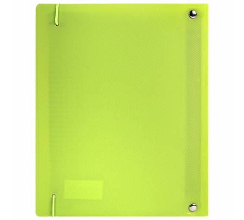 Тетрадь на кольцах А5 175х220 мм, 120 л., пластик, с резинкой, BRAUBERG, Салатовый, 404619