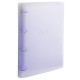Тетрадь на кольцах БОЛЬШАЯ 305х235 мм А4, 120 л., пластик, с разделителями, BRAUBERG, Фиолетовый, 404623