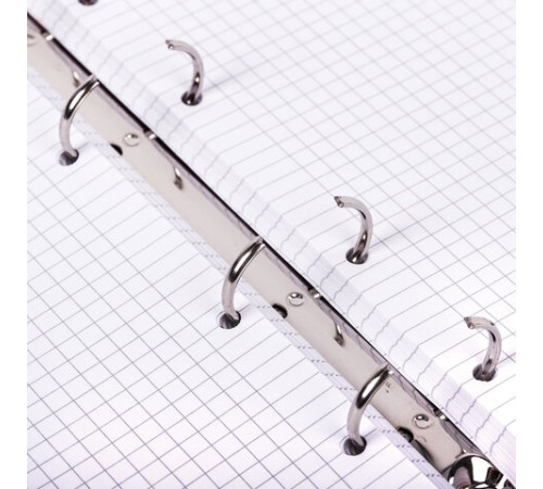 Тетрадь на кольцах А5 175х220 мм, 120 л., пластик, с разделителями, BRAUBERG, Фиолетовый, 404627