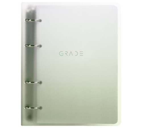 Тетрадь на кольцах А5 175х220 мм, 120 л., пластик, с разделителями, BRAUBERG, Зеленый, 404629