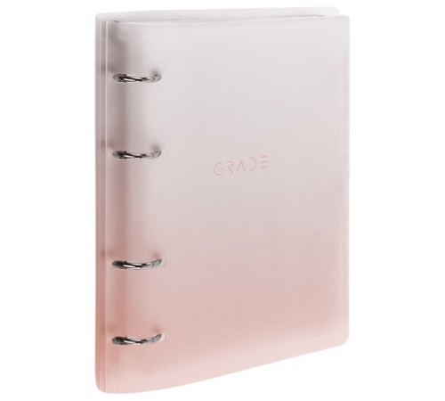 Тетрадь на кольцах А5 175х220 мм, 120 л., пластик, с разделителями, BRAUBERG, Красный, 404630