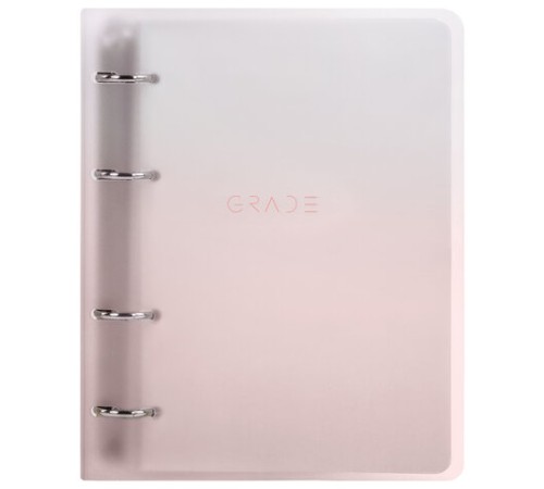 Тетрадь на кольцах А5 175х220 мм, 120 л., пластик, с разделителями, BRAUBERG, Красный, 404630