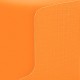Тетрадь на кольцах А5 175х220 мм, 120 л., пластик, на липучке, с разделителями, BRAUBERG, Оранжевый, 404636
