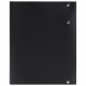 Тетрадь на кольцах А5 175х220 мм, 120 л., пластик, на липучке, с разделителями, BRAUBERG, Черный, 404637
