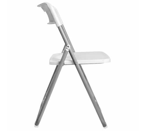 Стулья складные BRABIX "Golf Lite CF-017", КОМПЛЕКТ 4 шт., серебристый каркас, пластик, белый, 533035 Стулья складные BRABIX "Golf Lite CF-017", КОМПЛЕКТ 4 шт., серебристый каркас, пластик, белый, 533035