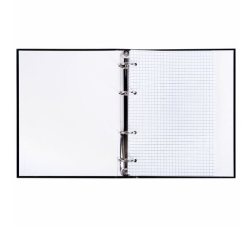 Тетрадь на кольцах А5 165х215 мм, 120 листов, твердый картон, клетка, BRAUBERG, 