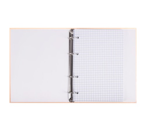 Тетрадь на кольцах А5 165х215 мм, 120 листов, твердый картон, клетка, BRAUBERG, 