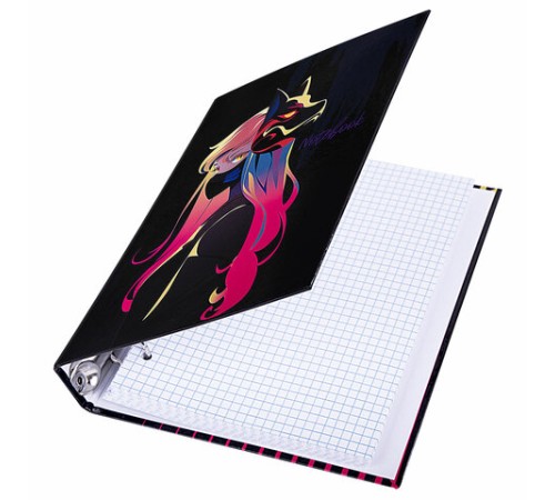 Тетрадь на кольцах А5 165х215 мм, 120 листов, твердый картон, клетка, BRAUBERG, 