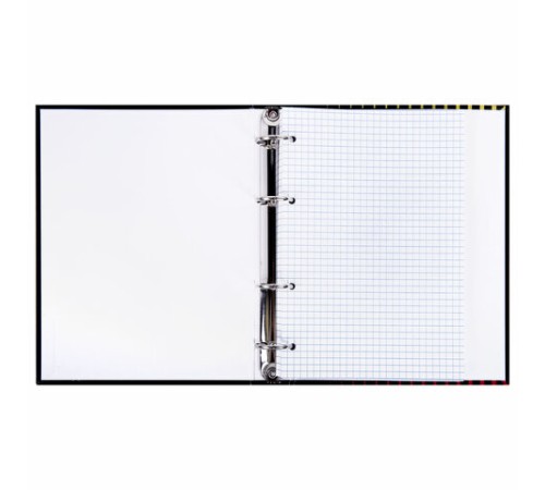 Тетрадь на кольцах А5 165х215 мм, 120 листов, твердый картон, клетка, BRAUBERG, 