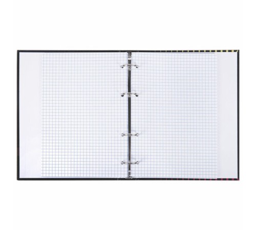 Тетрадь на кольцах А5 165х215 мм, 120 листов, твердый картон, клетка, BRAUBERG, 