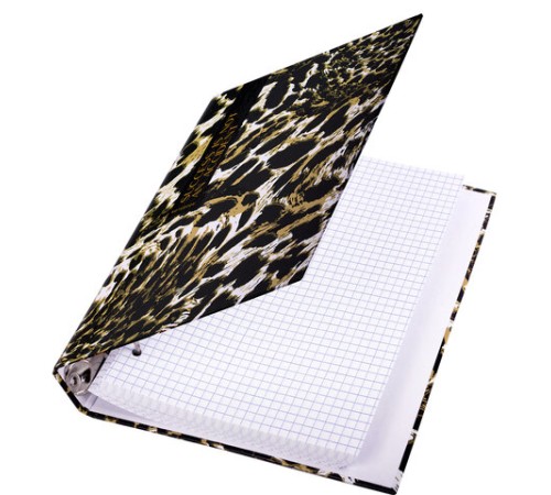 Тетрадь на кольцах А5 165х215 мм, 120 листов, твердый картон, клетка, BRAUBERG, 