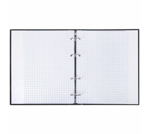 Тетрадь на кольцах А5 175х215 мм, 120 л., твердый картон, клетка, BRAUBERG 