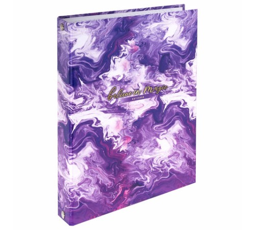 Тетрадь на кольцах А5 165х215 мм, 120 листов, твердый картон, клетка, BRAUBERG, 