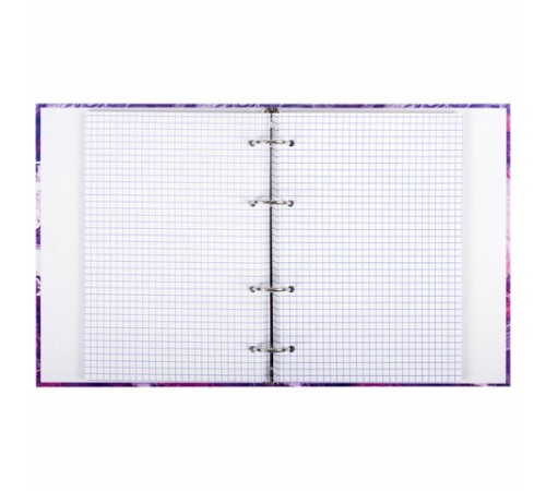 Тетрадь на кольцах А5 165х215 мм, 120 листов, твердый картон, клетка, BRAUBERG, 