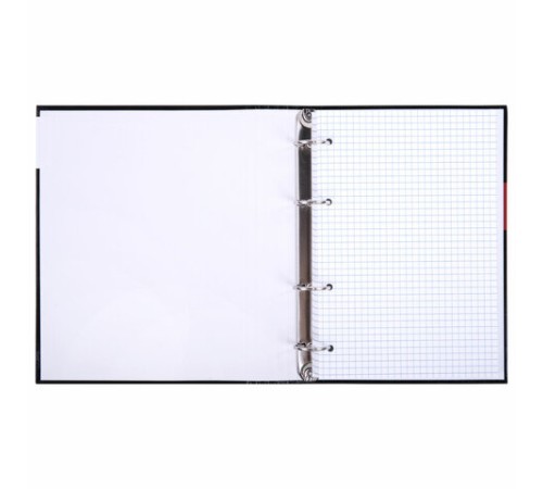 Тетрадь на кольцах А5 175х215 мм, 120 листов, твердый картон, клетка, BRAUBERG, 