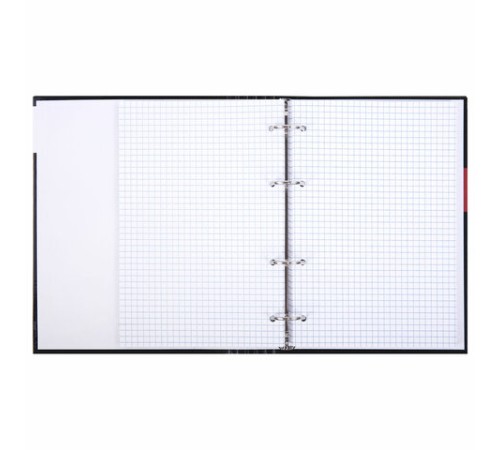 Тетрадь на кольцах А5 175х215 мм, 120 листов, твердый картон, клетка, BRAUBERG, 