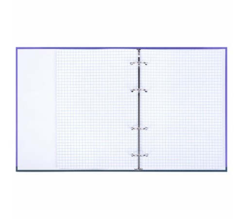Тетрадь на кольцах А5 175х215 мм, 120 листов, твердый картон, клетка, BRAUBERG, 