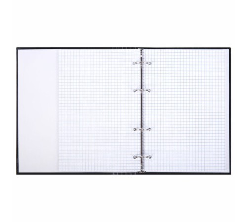 Тетрадь на кольцах А5 175х215 мм, 120 листов, твердый картон, клетка, BRAUBERG, 