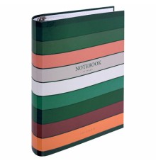 Тетрадь на кольцах А5 175х215 мм, 120 листов, твердый картон, клетка, BRAUBERG, 