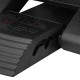 Подставка для ног BRABIX "Ultra 2" 44х34 см, массажер, регулировка высоты и угла наклона, 533037