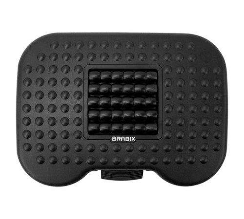 Подставка для ног BRABIX "Ultra 2" 44х34 см, массажер, регулировка высоты и угла наклона, 533037 Подставка для ног BRABIX "Ultra 2" 44х34 см, массажер, регулировка высоты и угла наклона, 533037