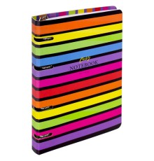 Тетрадь на кольцах А5 160х212 мм, 120 листов, картон, матовая ламинация, клетка, BRAUBERG, 